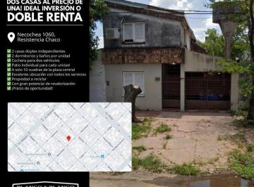 Casa · 221m² · 3 Ambientes · 2 Cocheras · Necochea 1060. 2 Duplex Ideal Inversion