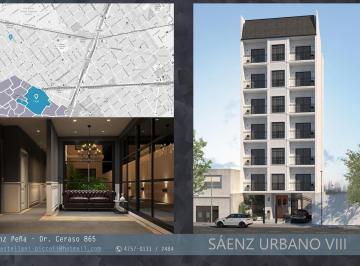 Departamento · 37m² · 1 Ambiente · Departamento en Venta en Construcción en Saenz Peña, Tres de Febrero.