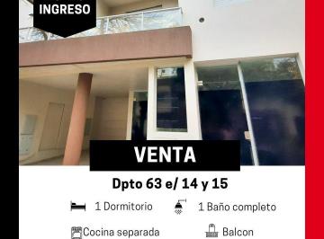 Departamento de 1 ambiente, La Plata · Departamento en Venta! 63 E/ 14 y 15