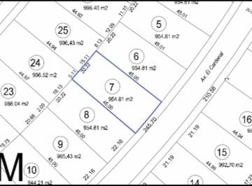 Terreno · 954m² · Lote Central en Los Juncos Lujan Espectacular
