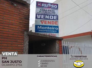 RUS-RUS-9724_2 · Venta Departamento PH San Justo 2 Ambientes