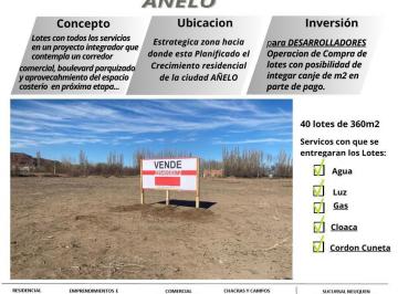 Terreno · 360m² · Loteo Costas de Añelo