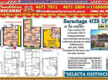 PH · 258m² · 5 Ambientes · 1 Cochera · Selecta Distinción Triplex Al Frente 100% Indep