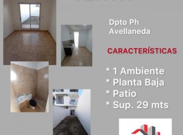 PH de 1 ambiente, Avellaneda · Venta Departamento - PH - 1 1/2 Ambiente - Avellaneda.