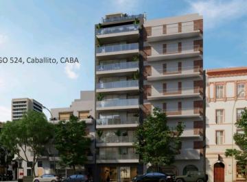 Departamento , Caballito · Departamento Nonoambiente 5to Piso Al Frente Vista Abierta con Balcon