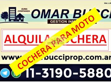 Garage · 6m² · Cochera Para Moto en Alquiler en Villa Luzuriaga