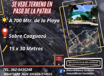 Terreno · 450m² · Se Vende Terreno en Paso de La Patria