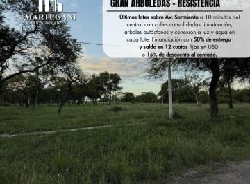 Terreno · 400m² · Loteo Gran Arboledas. Av Sarmiento 4700