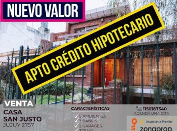 RUS-RUS-9830_2 · Venta Casa San Justo 5 Ambientes