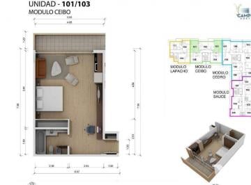 Departamento · 40m² · 1 Ambiente · Departamento en Venta - 1 Ambiente con Balcon y Amenities