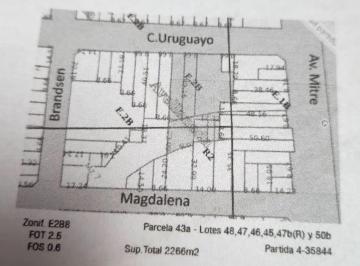 Terreno , Avellaneda · Importante Lote a m de Mitre Villa Dominico 2200 m²