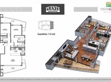 Departamento · 94m² · 3 Ambientes · Departamento 3 Ambientes a Estrenar en Vista Golf - Canning (Ezeiza)