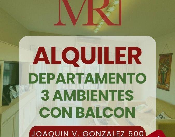Alquiler | Departamento 3 Ambientes Amoblado con Balcón - Floresta