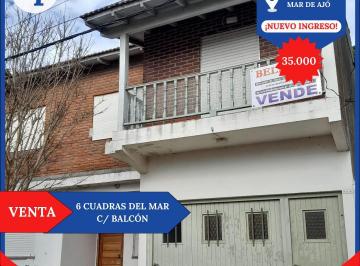 Departamento de 1 ambiente, Mar de Ajó · Depto 1 Amb Al Frente C/ Balcón