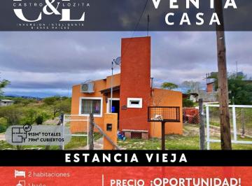Casa · 79m² · 4 Ambientes · Casa con 913 m² Te Terreno Frente Al Indio Bamba - Estancia Vieja
