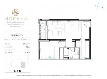 Departamento · 43m² · 2 Ambientes · 2 Ambientes a Financiar // Emprendimiento Villa Luro