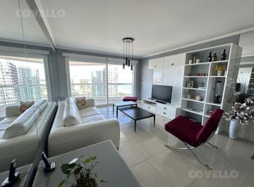 Departamento · 104m² · 3 Ambientes · 2 Cocheras · Venta en Torre Aquarela, Piso Alto de 2 Dorm. Mas Dependencia de Servicio, Todos Los Amenitie