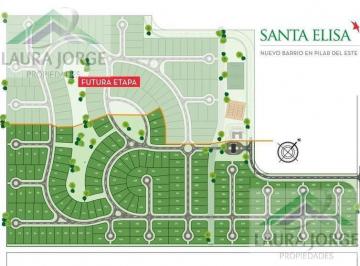 Terreno · 507m² · 1 Dormitorio · Barrio Cerrado Pilar del Este - Lote