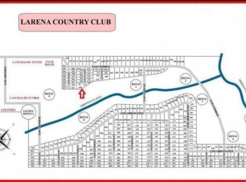 Terreno · 357m² · Hermoso Lote Interno en Barrio Larena Country Club, Pilar.