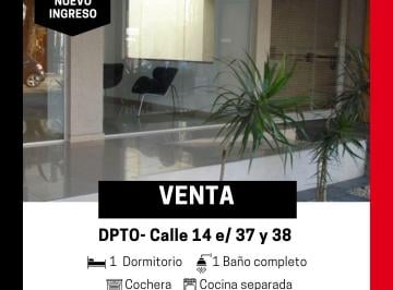 Departamento de 1 ambiente, La Plata · Excelente Depto Alquilado - con Cochera, Amplio Calle 14 E/ 37 y 38