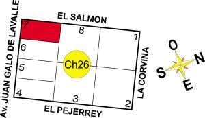 Terreno , Pavón · Chacra: Av Galo de Lavalle y El Salmón - Pavón - B701