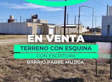 Terreno , Villa María · Se Vende Terreno Es Esquina! Barrio Padre Mujica.