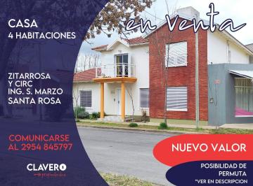 Casa de 7 ambientes, Santa Rosa · Casa, Zitarrosa y Circunvalación Ing Marzo, Santa Rosa.