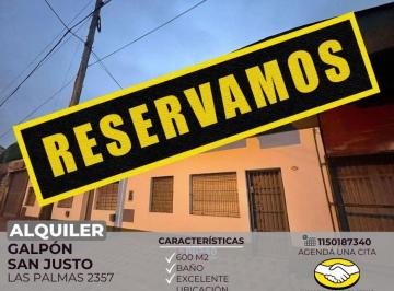 RUS-RUS-9876_2 · Alquiler Galpón 600 Mtrs San Justo
