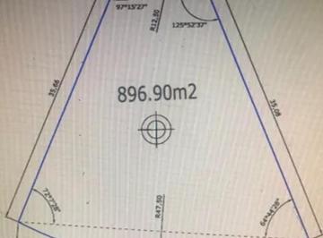 Terreno · 896m² · Excelente y Amplio Lote a La Laguna en El Canton