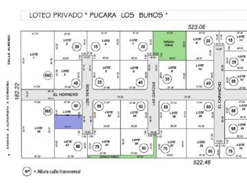 Terreno · 828m² · Terreno en Barrio Cerrado Pucara Los Buhos, Roldan