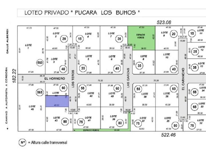 Terreno · 828m²
