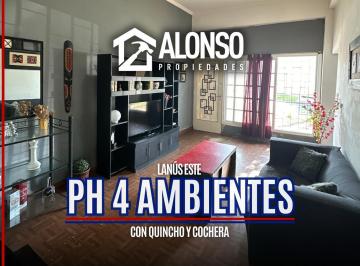 PH · 110m² · 4 Ambientes · 1 Cochera · PH 4 Ambientes con Quincho en Venta en Lanús