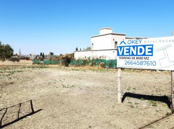 Terreno , Juana Koslay · Juana Koslay, Terreno 8000 m², Ubicación Preferencial Exclusiva