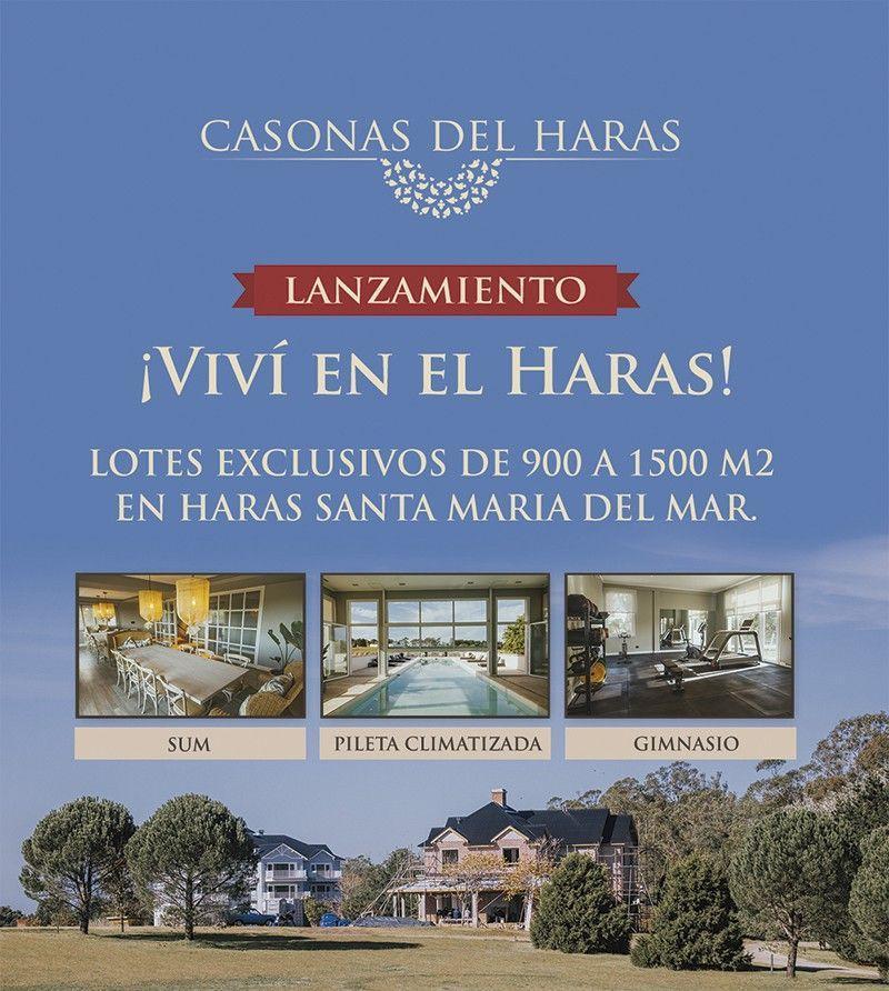 Lote 726m² en barrio privado Casonas del Haras