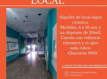 Local comercial , La Matanza · Alquiler en Chavarria 1677