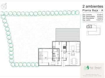 Departamento · 50m² · 2 Ambientes · Departamento en Monte Grande