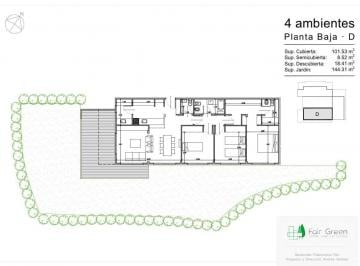 Departamento · 110m² · 4 Ambientes · Departamento en Monte Grande