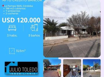 Casa de 7 ambientes, Córdoba · Apto Crédito Bancor: Vendo Hermosa Casa 3 Dorm. a Una Cuadra Ala Ruta 20
