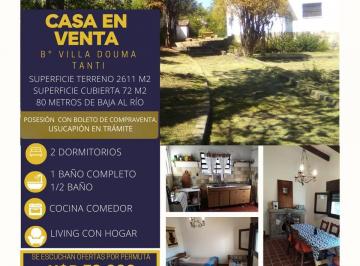 Casa · 72m² · 2 Dormitorios - Romina Camarotta · Casa en Tanti / 2 Dorm. y 2 Baños / 3 Mil m de Terreno a 80 m de