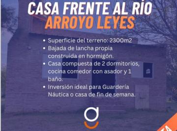 Fachada · Casa Frente Al Rio Arroyo Leyes