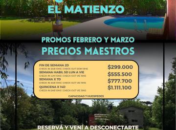 Quinta vacacional , Moreno · Alquiler de Casa de Campo Quinta El Matienzo