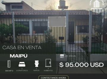 Casa de 6 ambientes, Maipú · Casa en Barrio Viejo Tonel, Maipú – Amplia y Bien Cuidada