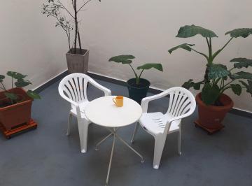 Departamento de 1 ambiente, Barrio Norte · Alquiler Temporario Monoambiente en Pb con Patio