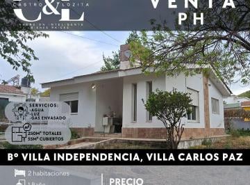 PH · 55m² · 3 Ambientes · 1 Cochera · Se Vende PH 2 Dor, Cochera en Villa Independencia, Villa Carlos Paz