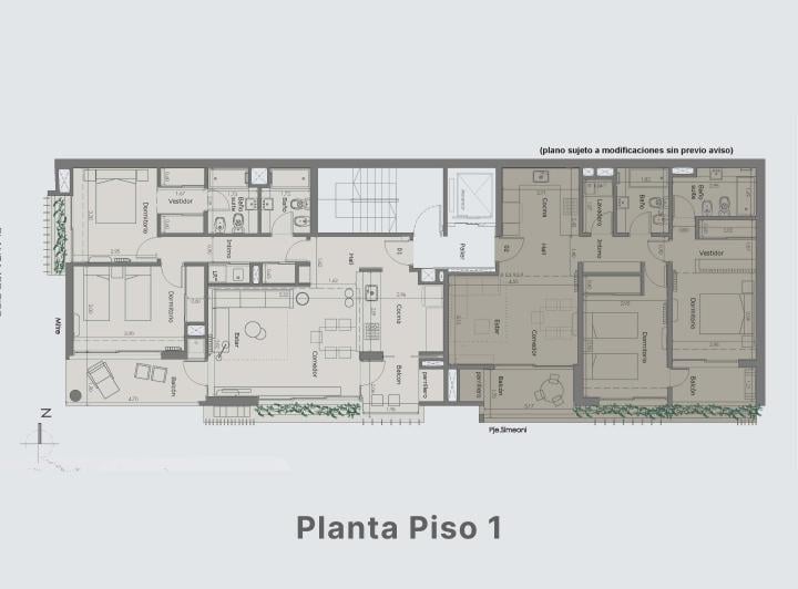 Desarrollo vertical · Mitre 345 - Pje. Simeoni 1192 - M35