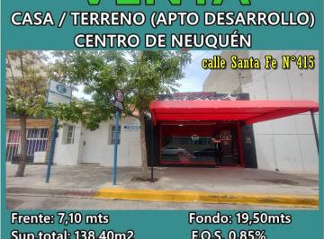 Casa 138m² Venta Área Centro Este · Se Vende Casa 1 Dormitorio + Salón Comercial en Centro de Neuquén. Apto Desarro