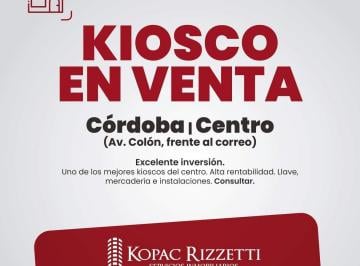 Foto · Centro (Av Colon, Frente Al Correo) - Venta Kiosco
