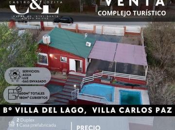Hotel · 180m² · 8 Ambientes · 3 Cocheras · Venta Complejo Turístico a m del Río - Villa del Lago, Carlos Paz