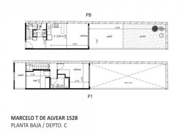 Departamento · 71m² · 3 Ambientes · Venta Departamento 3 Ambientes en Duplex con Patio - Recoleta