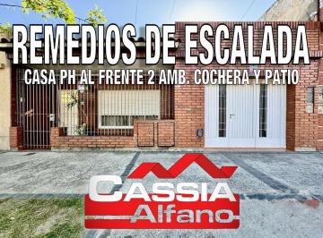 PH · 90m² · 2 Ambientes · 1 Cochera · Casa en PH Al Frente Ingreso Indep. con Garage, Patio Libre, Impecable!